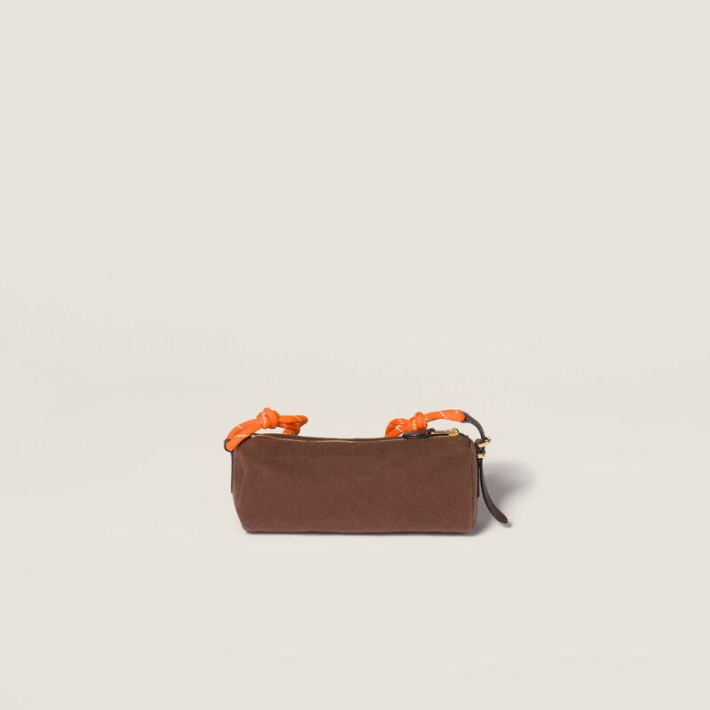 Gabardine pouch