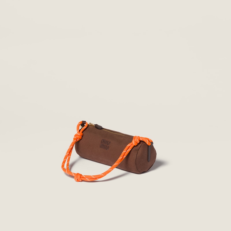 Gabardine pouch