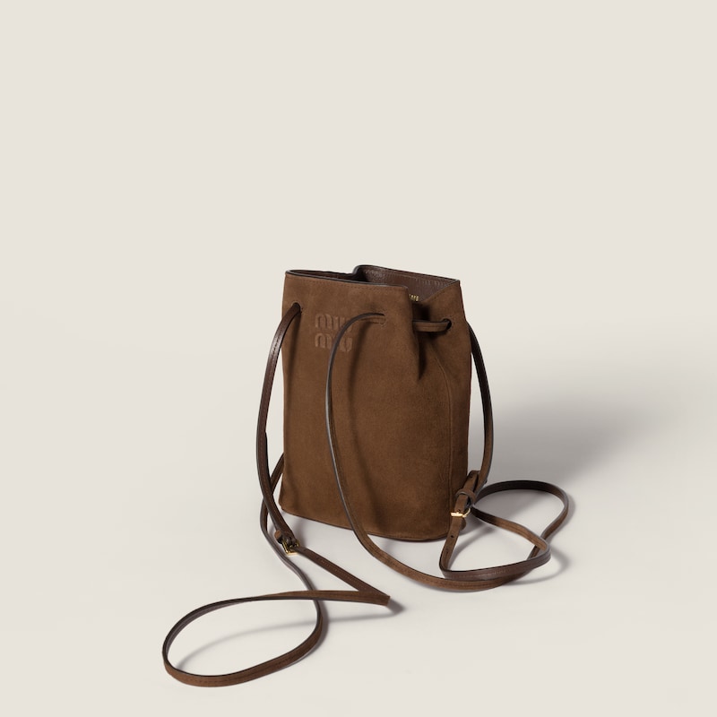 Suede pouch