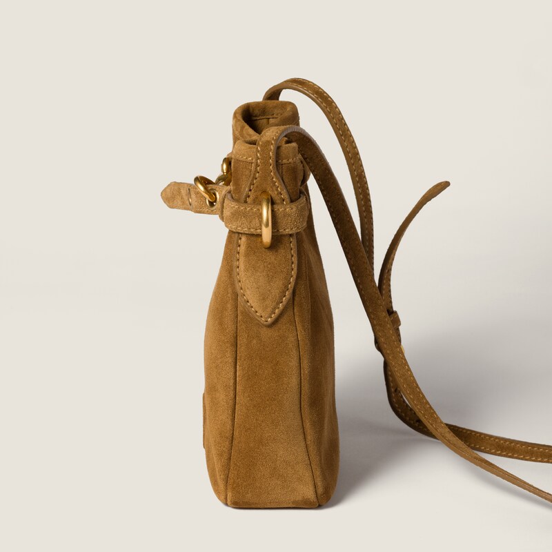 Suede pouch
