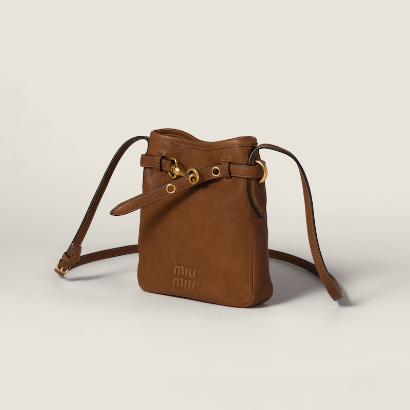 Nappa leather pouch