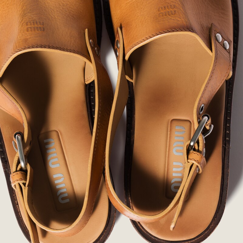 Leather sandals