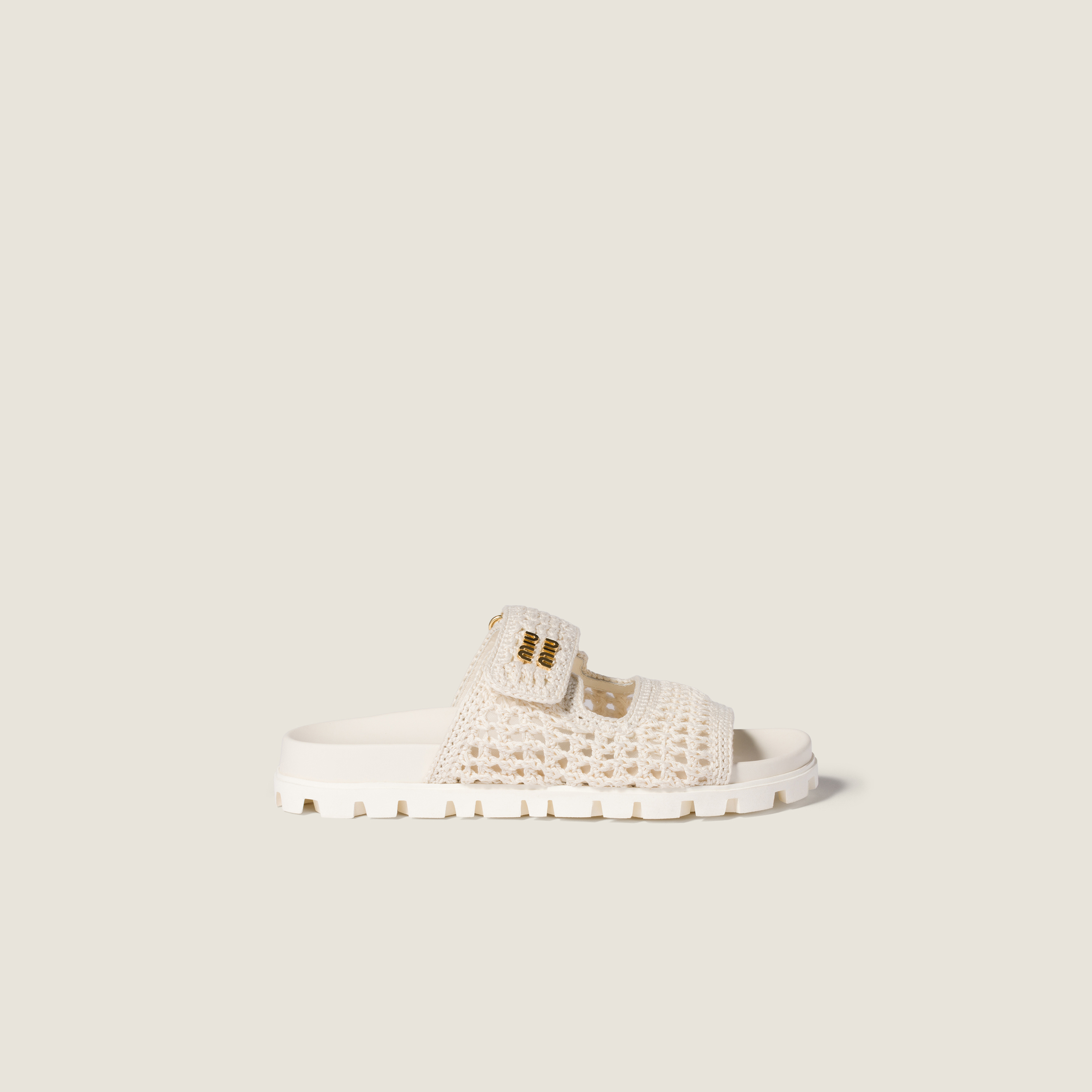 Crochet sandals