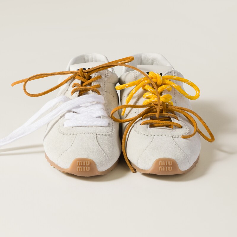 Colored leather laces
