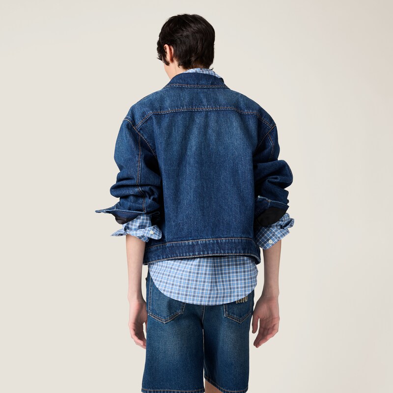 Denim trucker jacket