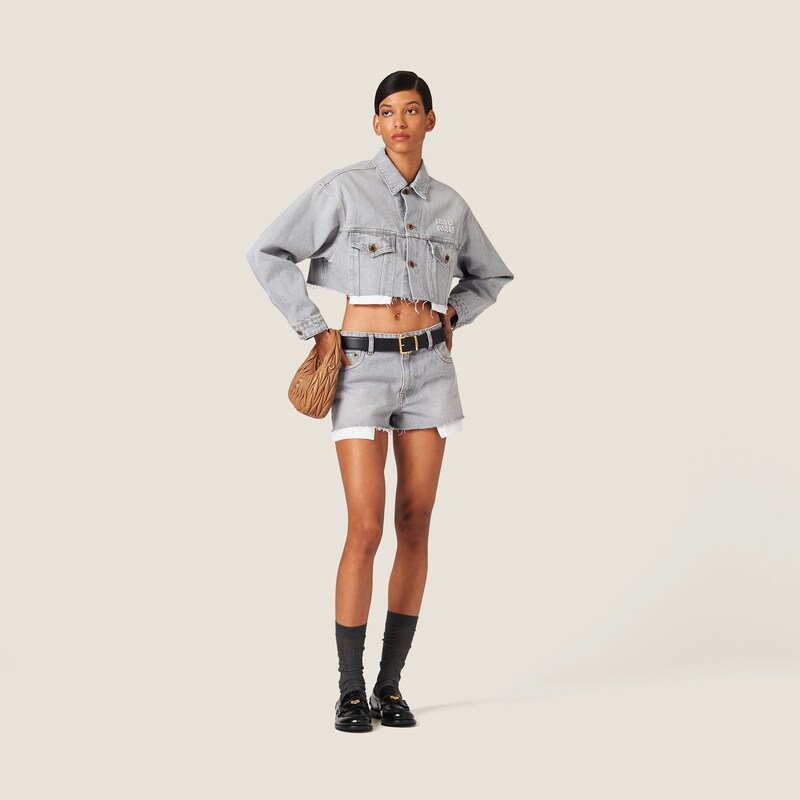 Denim shorts