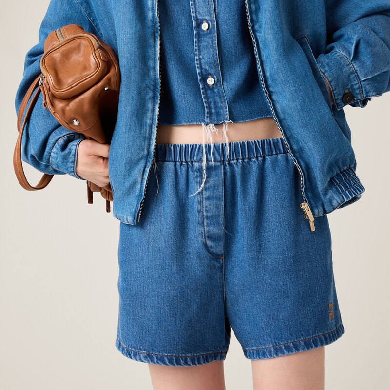 Denim Bermudas