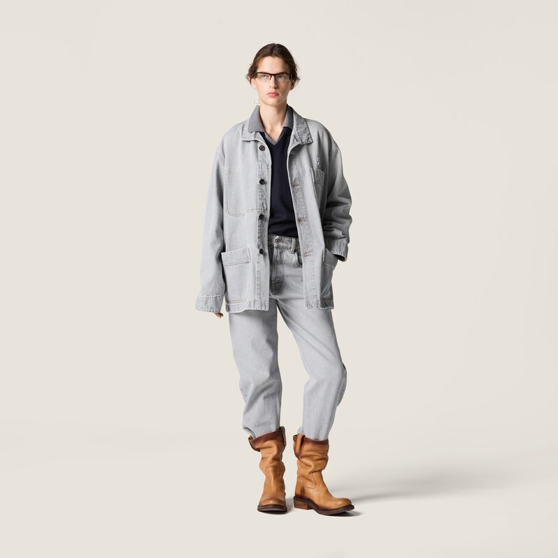 Five-pocket denim jeans