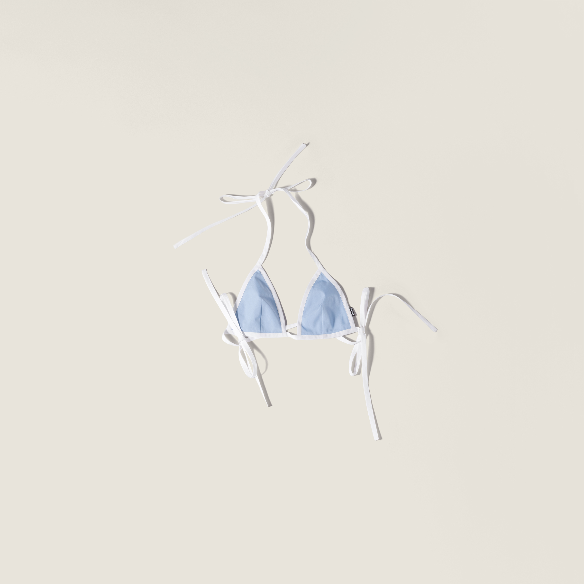 Poplin bikini top