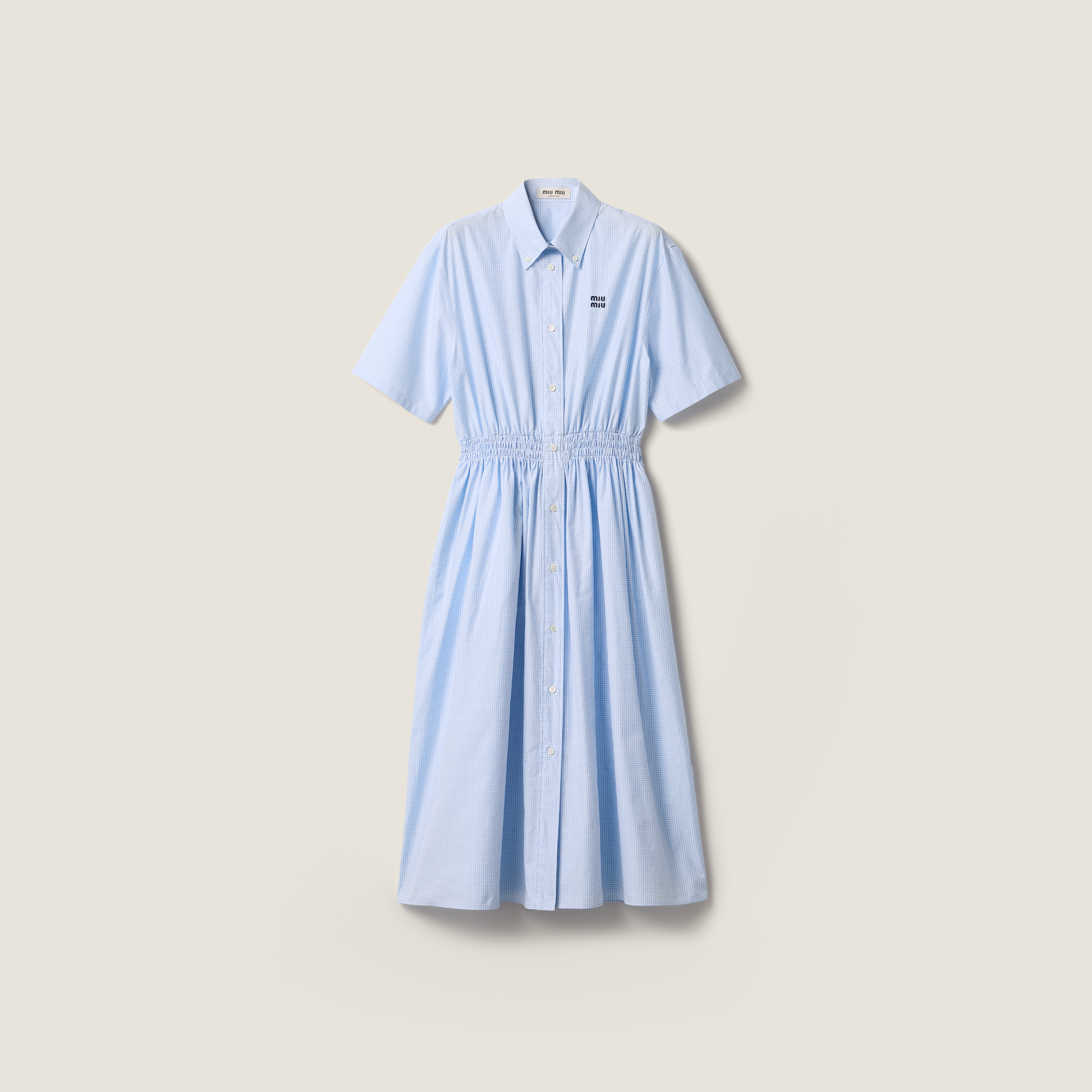 Gingham check dress