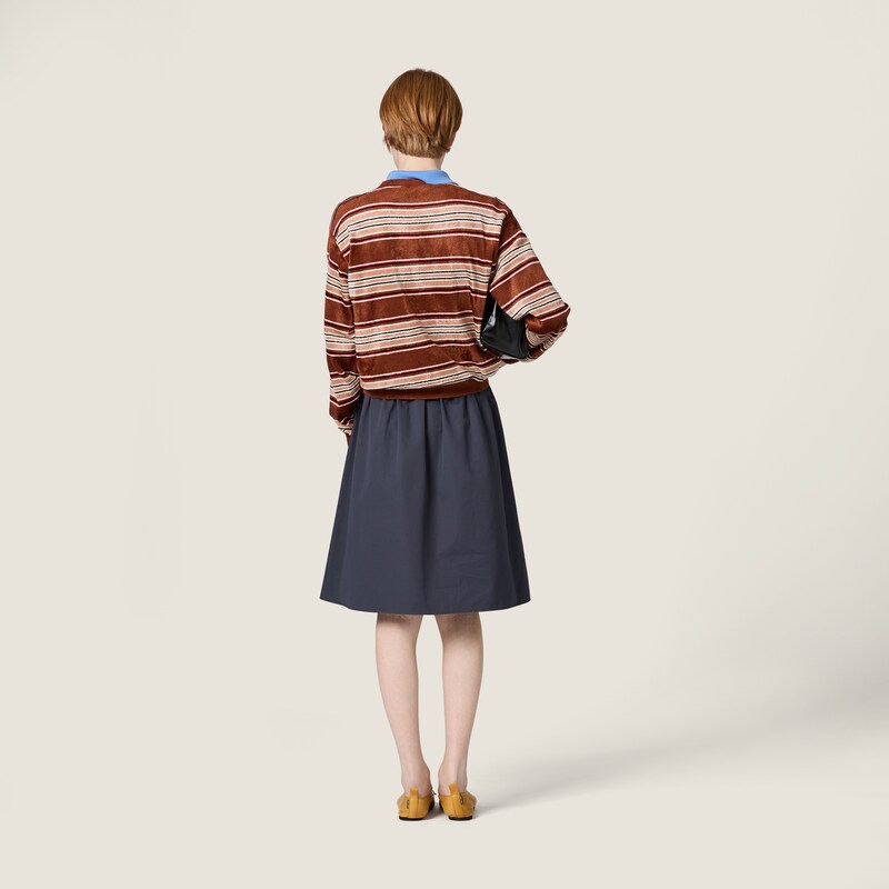Poplin skirt
