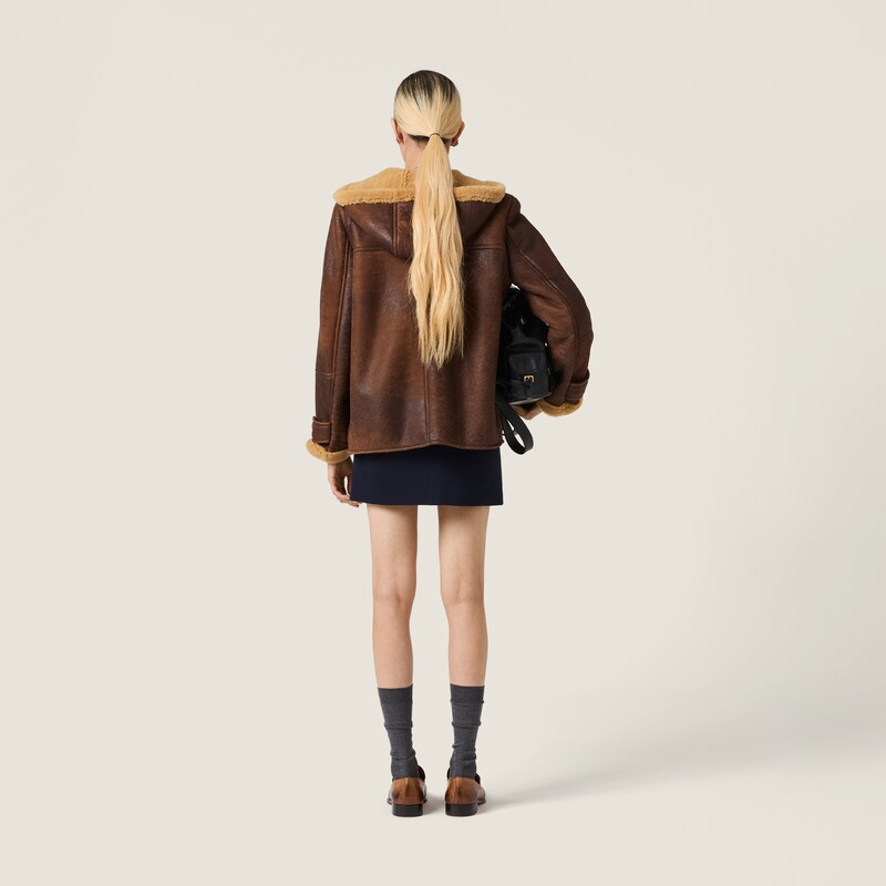 Milano rib knit miniskirt