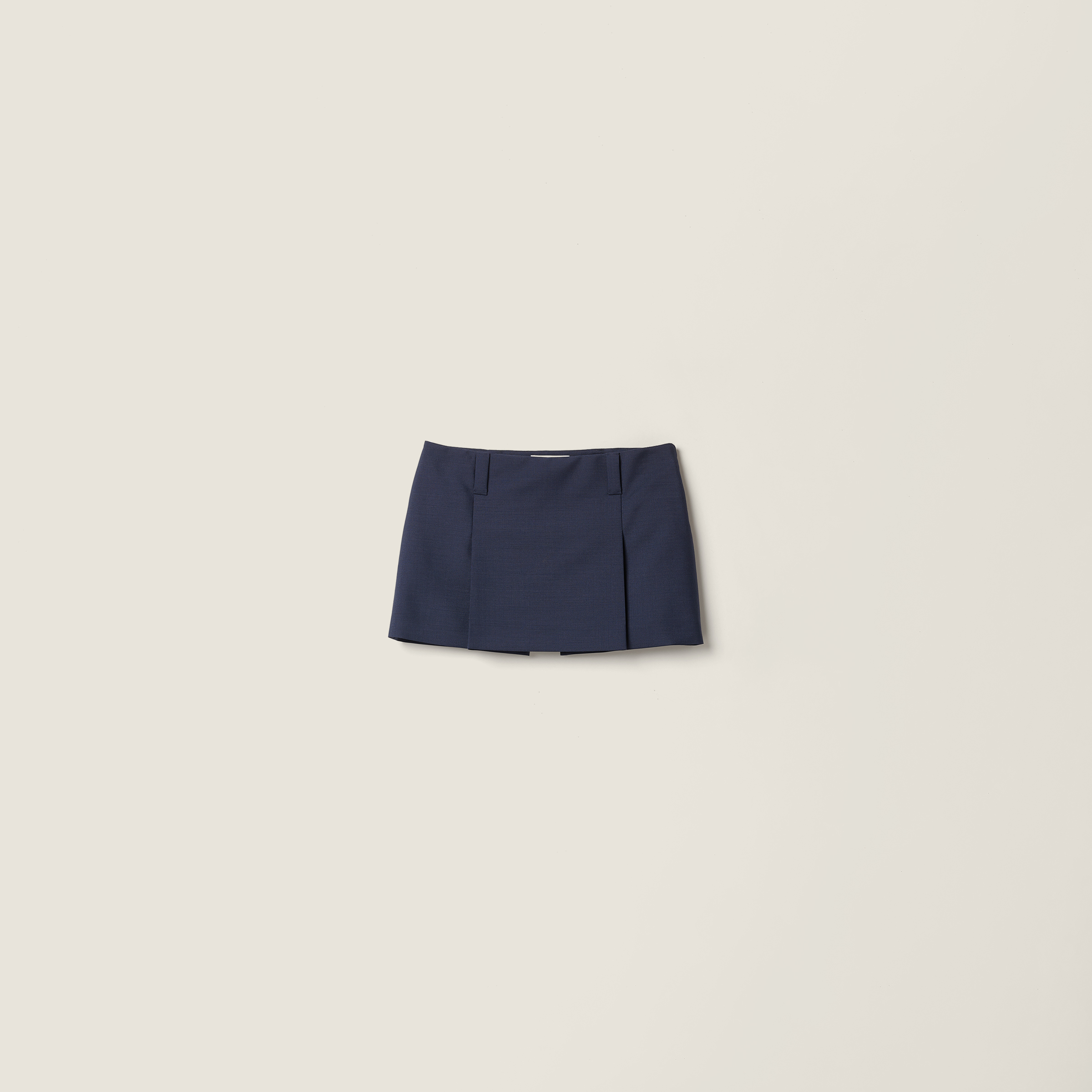 Kid mohair miniskirt