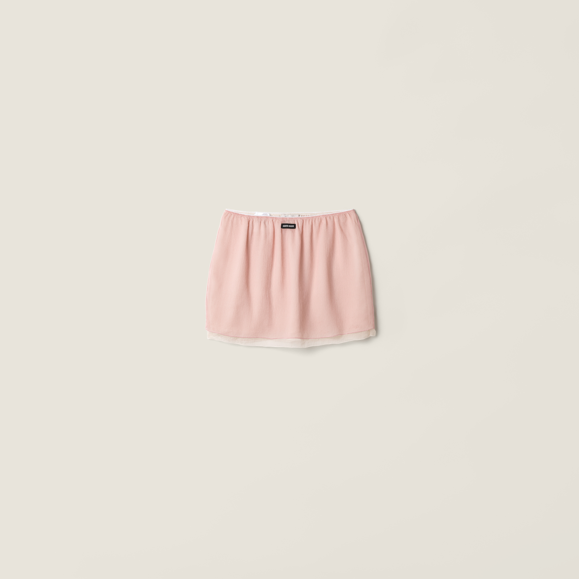 Chiffon miniskirt