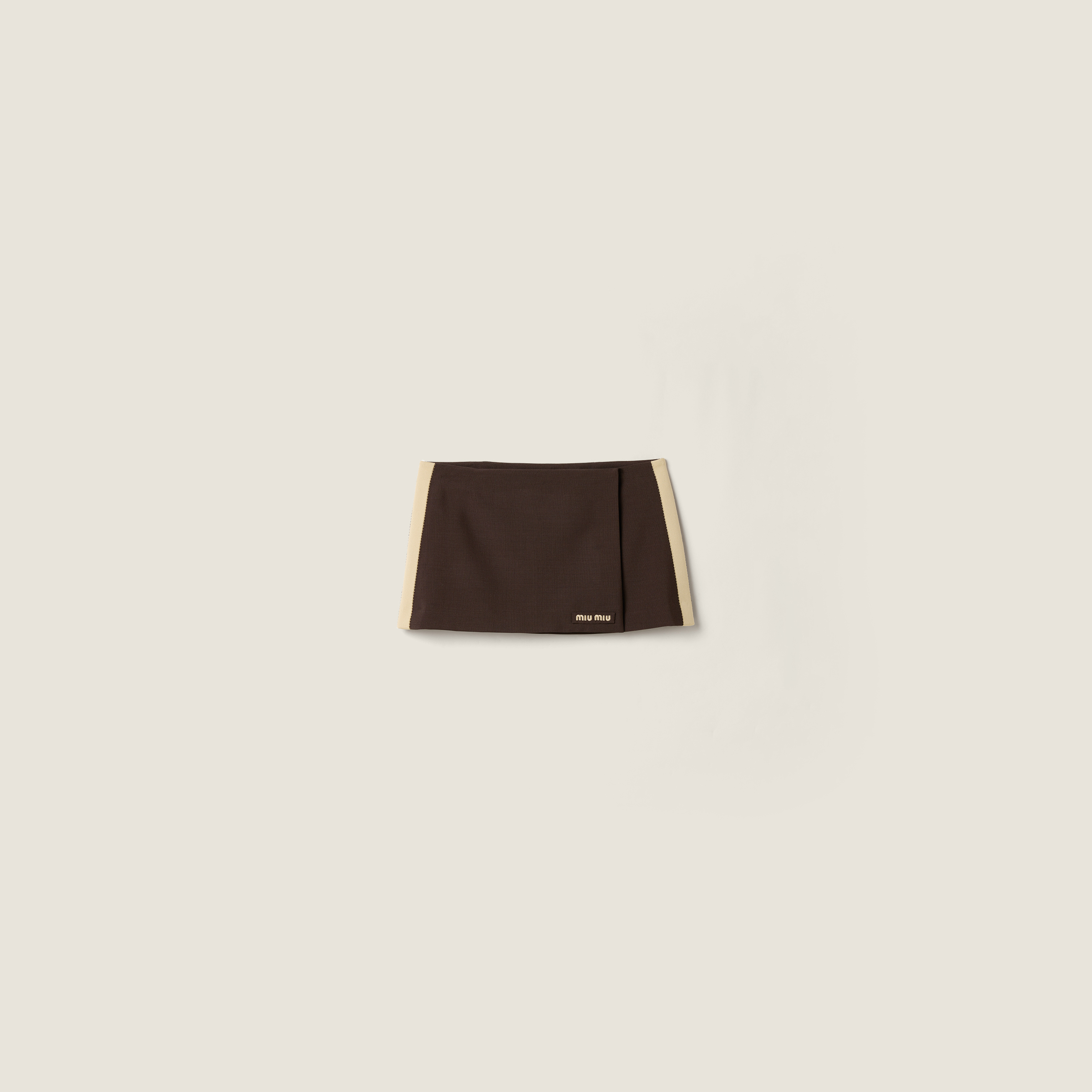 Kid mohair miniskirt