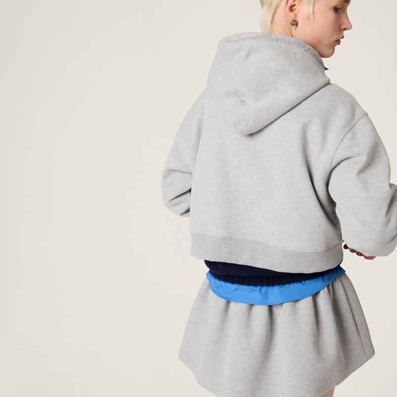 Cotton fleece sweatshirt