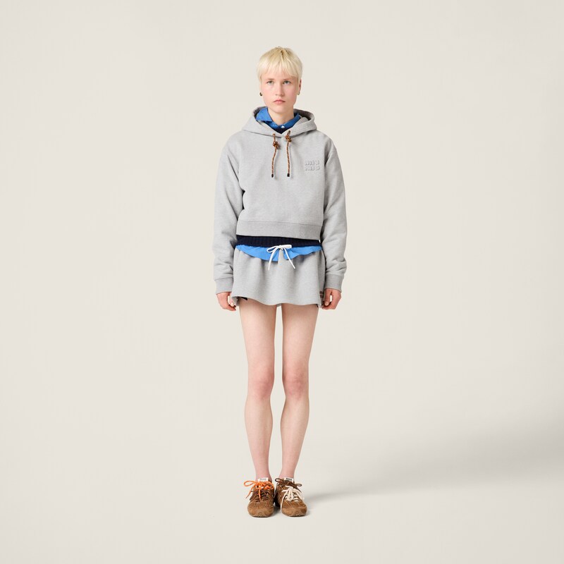 Cotton fleece sweatshirt