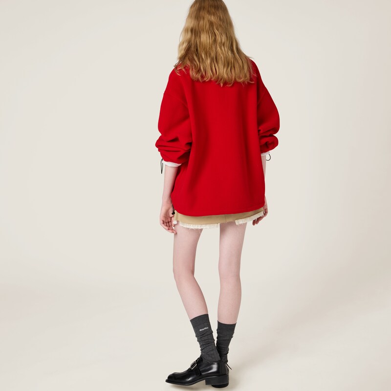 Fleece sweatshirt