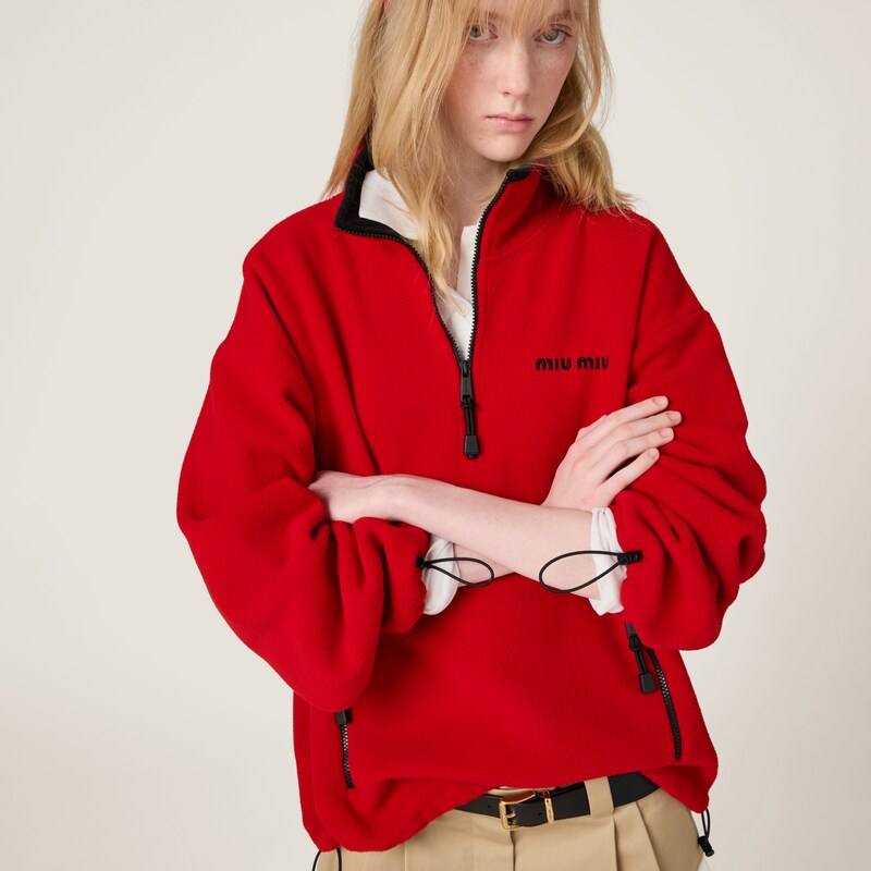 Fleece sweatshirt