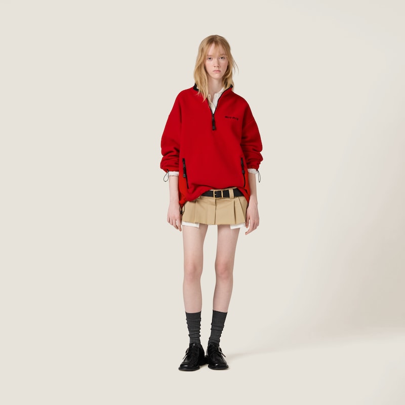 Fleece sweatshirt