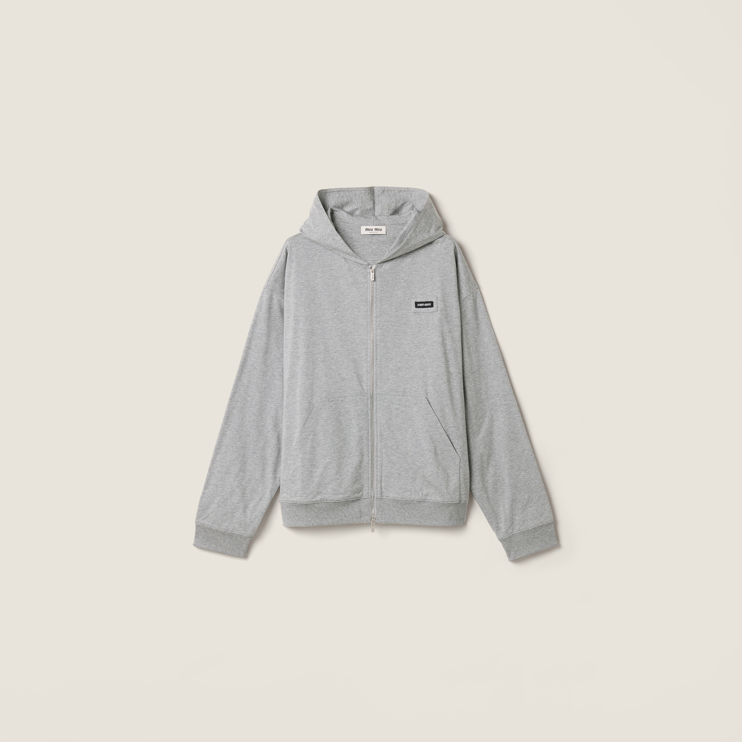 Cotton fleece hoodie