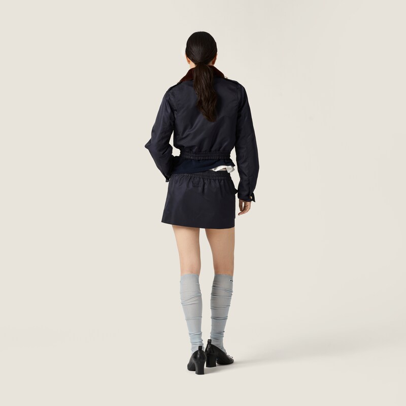 Technical gazar blouson jacket