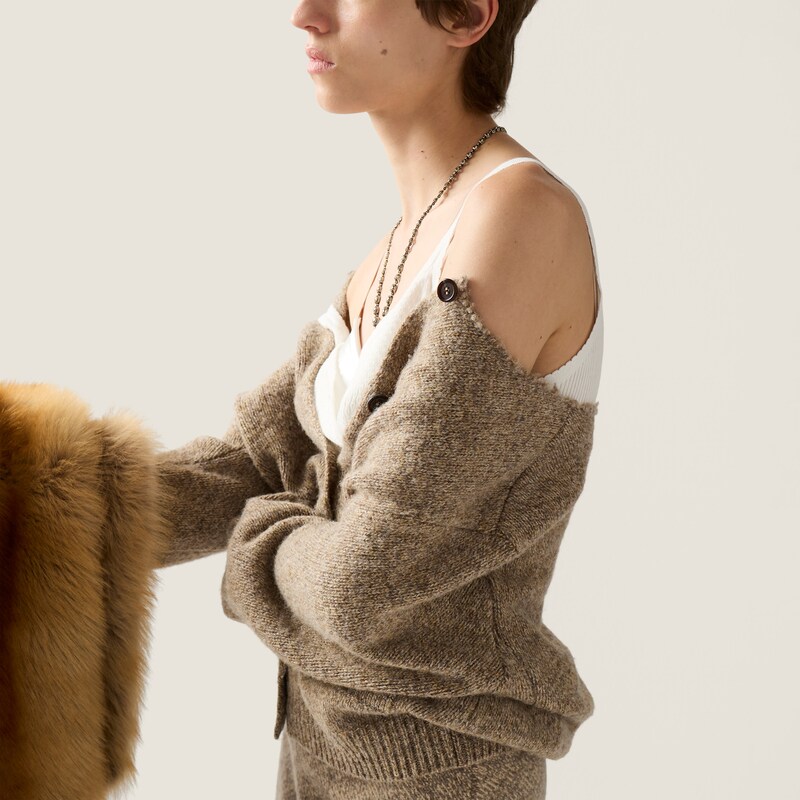 Wool cardigan