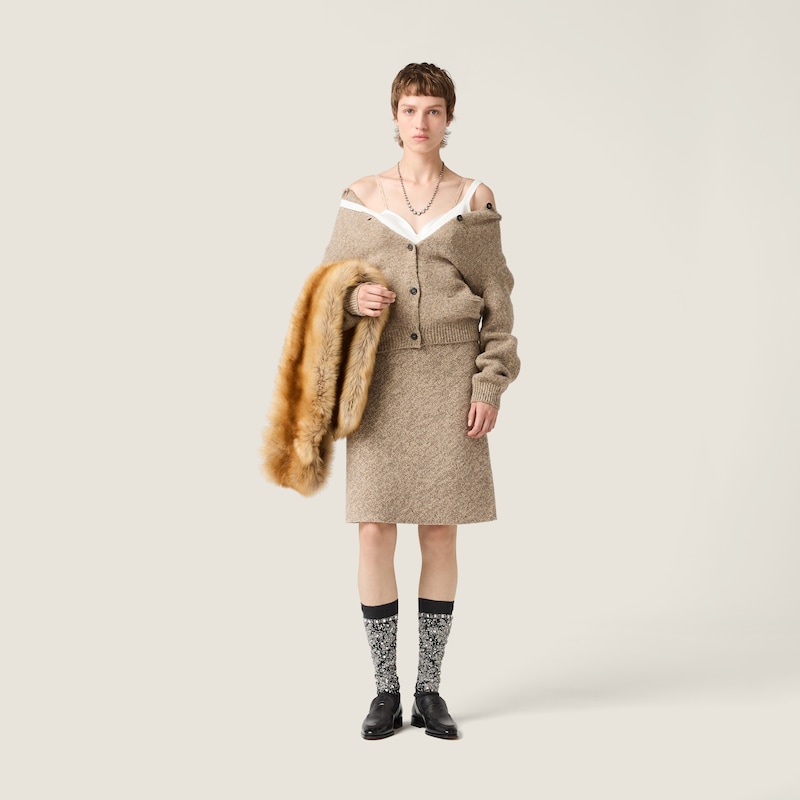 Wool cardigan