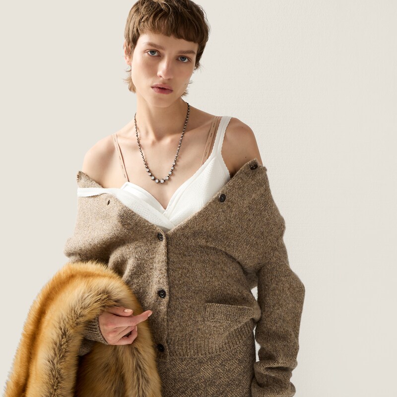 Wool cardigan
