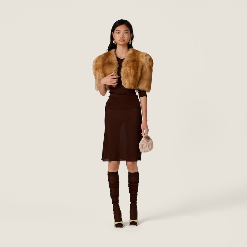 Silk V-neck sweater