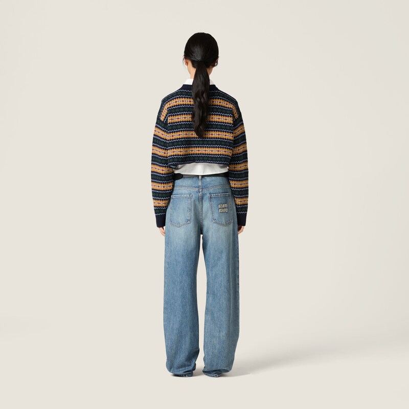 Wool V-neck sweater