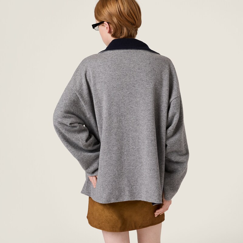 Cashmere half-zipper sweater