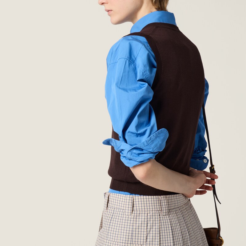 Wool sweater vest