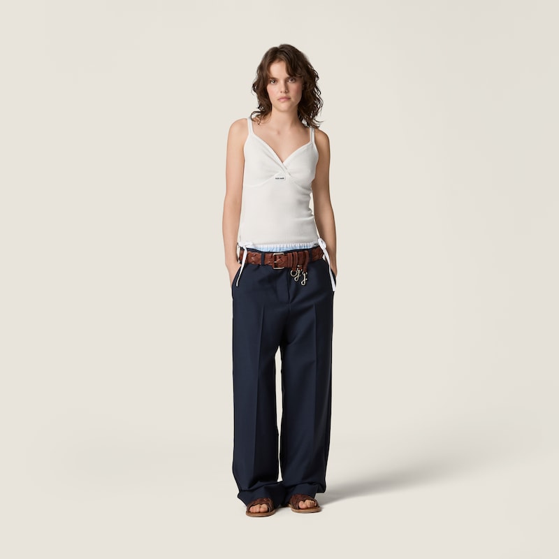 Cotton knit top