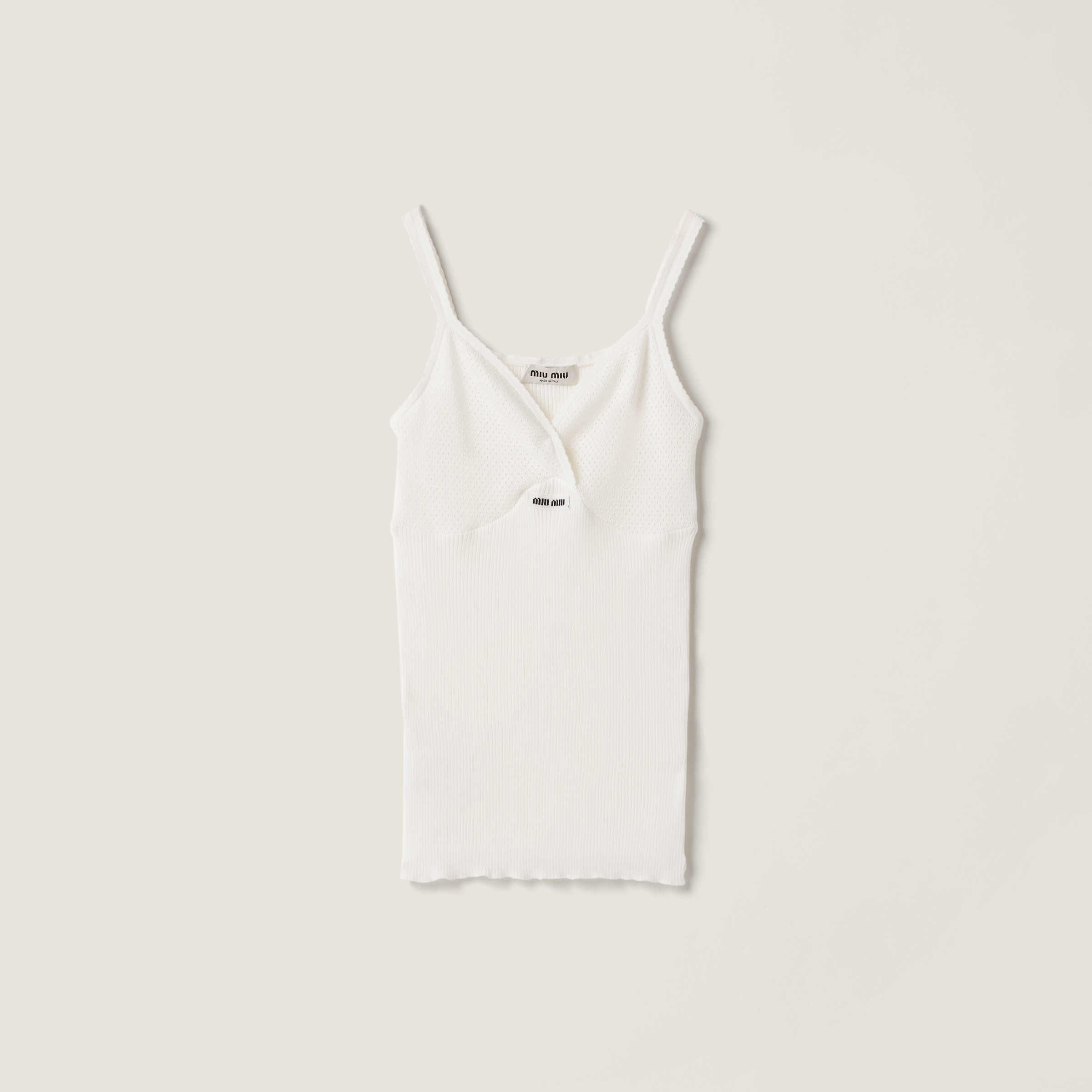 Cotton knit top