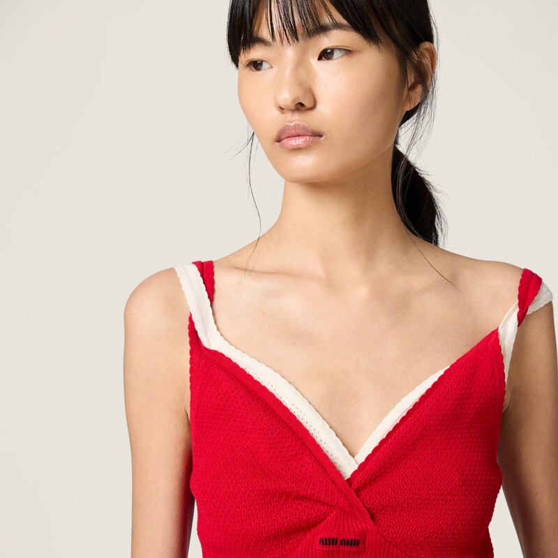 Cotton knit top