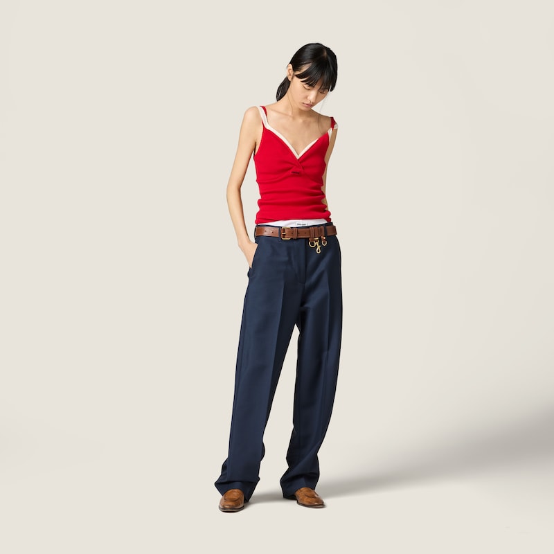 Cotton knit top