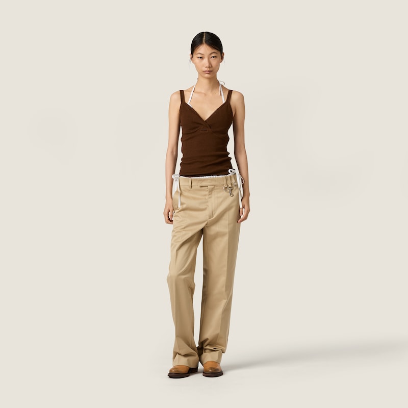 Cotton knit top