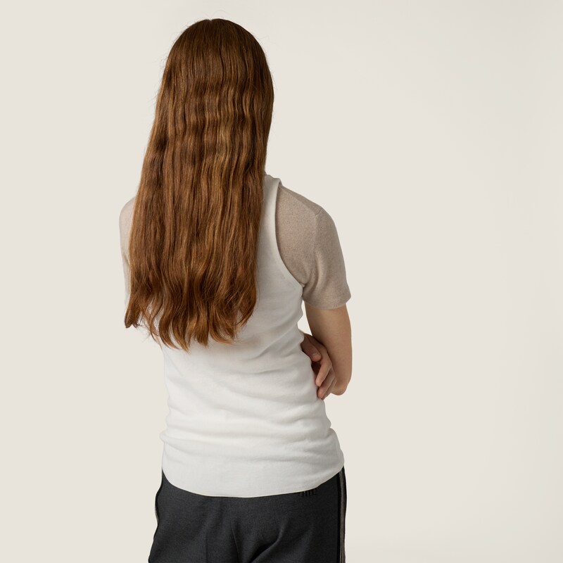 Cotton knit tank top