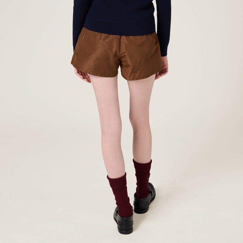 Technical fabric shorts