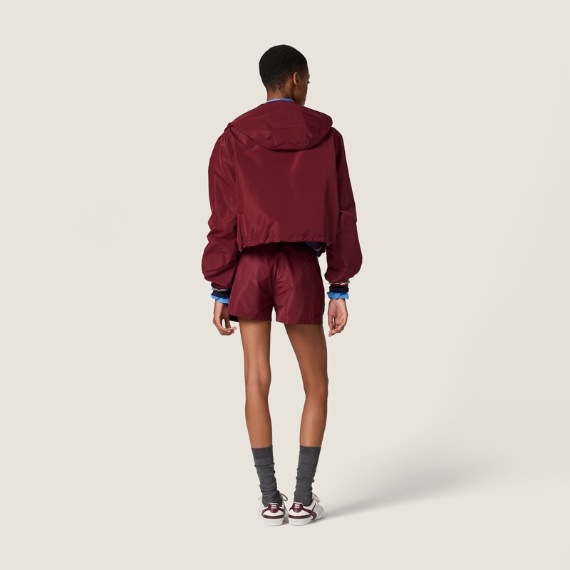 Technical fabric shorts