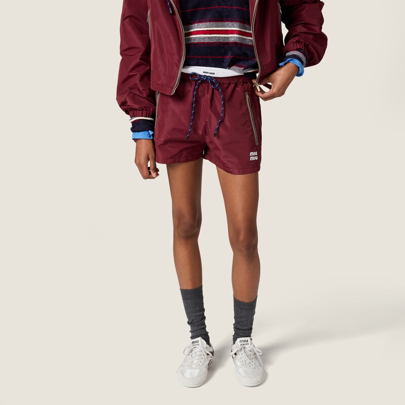 Technical fabric shorts