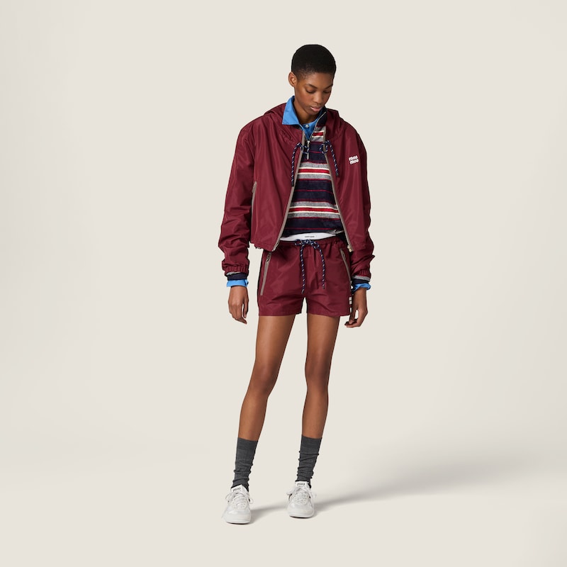 Technical fabric shorts