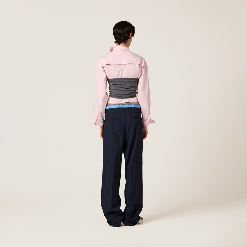 Superfine wool pants