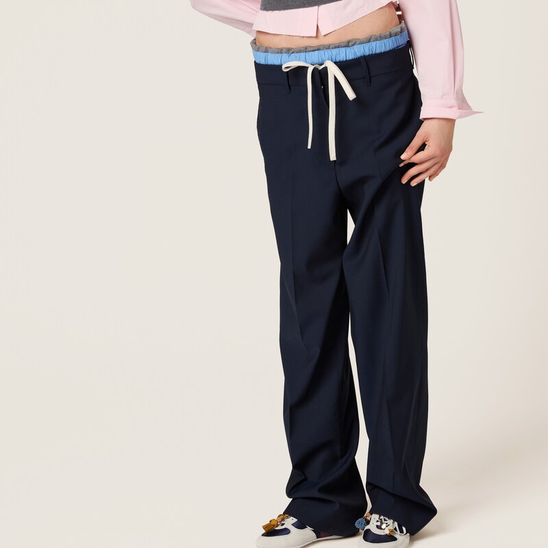 Superfine wool pants
