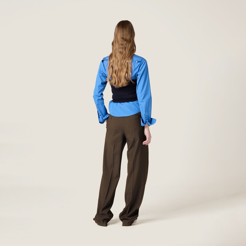 Superfine wool pants