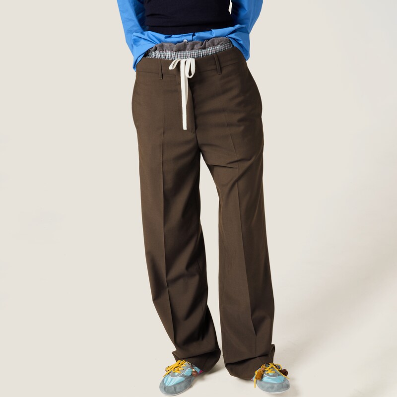 Superfine wool pants