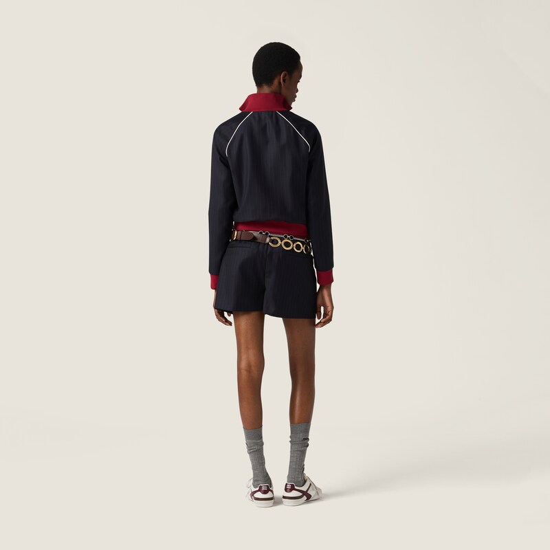 Pinstripe shorts