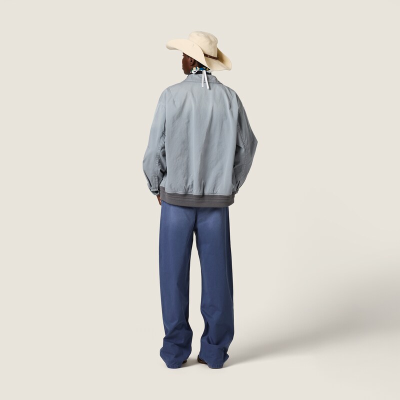 Garment-dyed twill pants