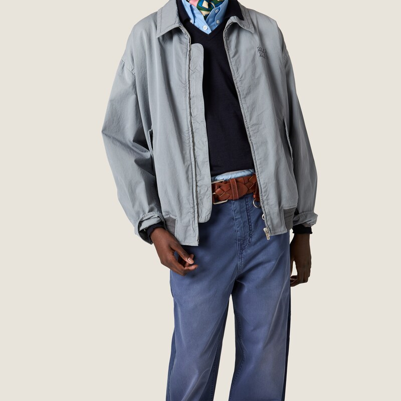 Garment-dyed twill pants